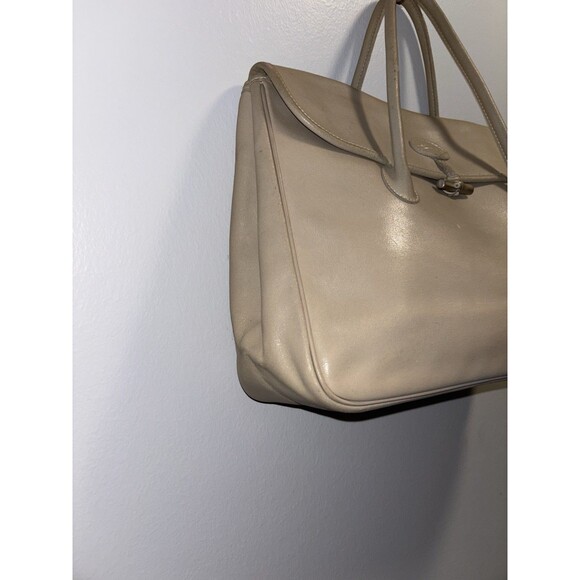 Longchamp Vintage Bag Model 2006 Roseau Excellent Condition Authentic France - Picture 5 of 15